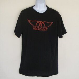 AEROSMITH T-shirt, Youth XL, Black, Red Logo, SS